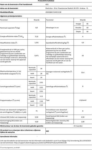 AEG 6000 Serie ProSense LR63Q842 - 10