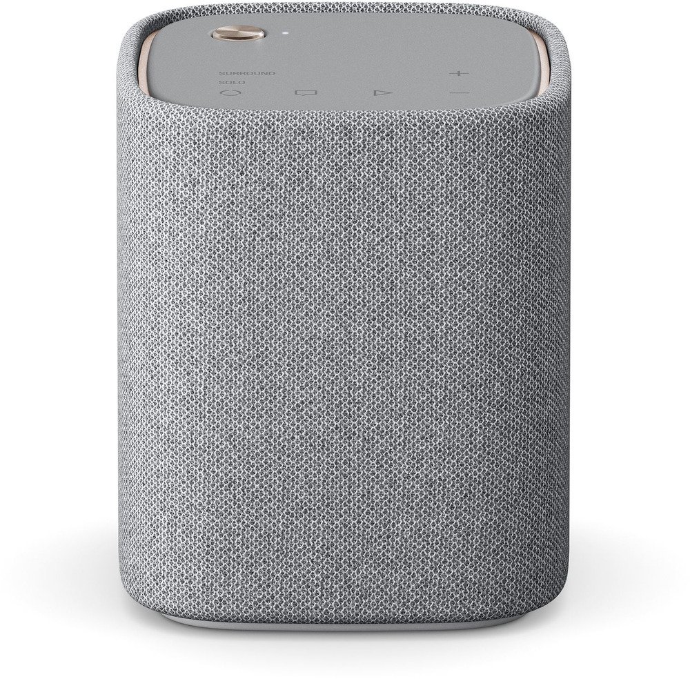 Yamaha TRUE X-SPEAKER 1A - Draadloze Luidspreker - Wifi en bluetooth - Stijlvol en compact - Licht Grijs