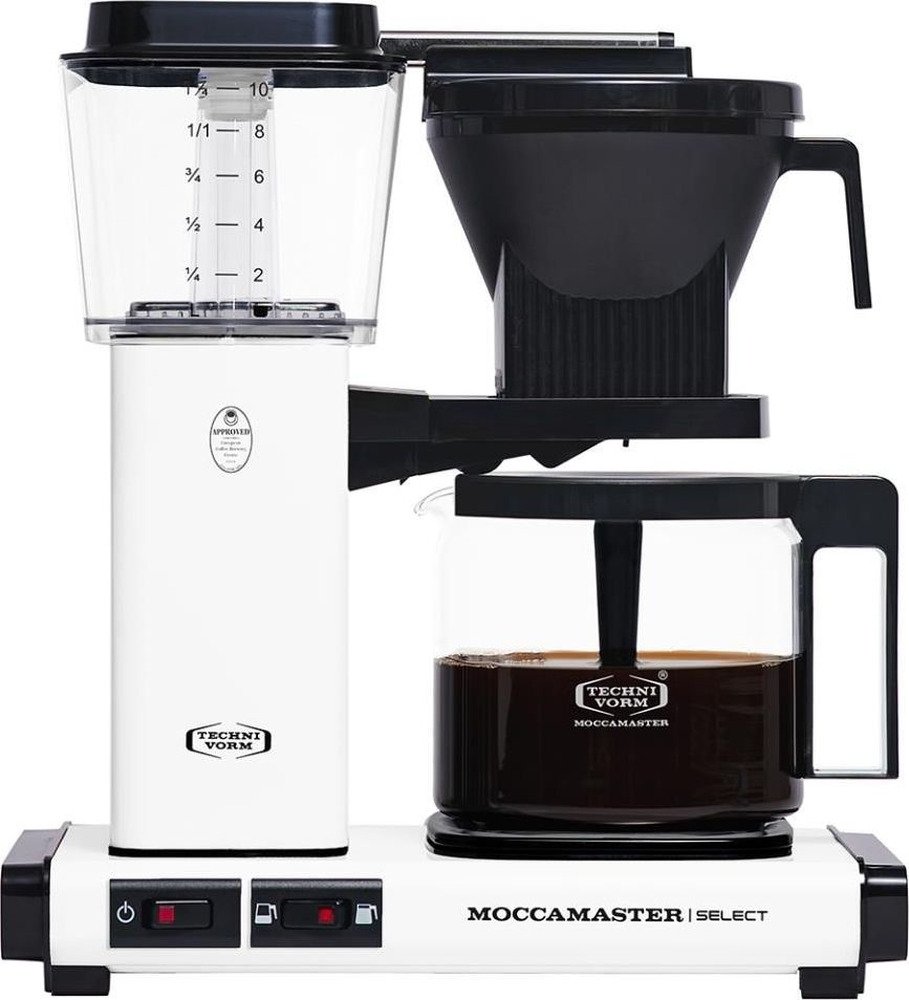 Art & Craft Moccamaster Koffiezet KBG Select Mat Wit |  | 8712072539938 aanbieding