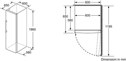 Bosch Koelkast Vrijstaand GSN36VLEP - 5
