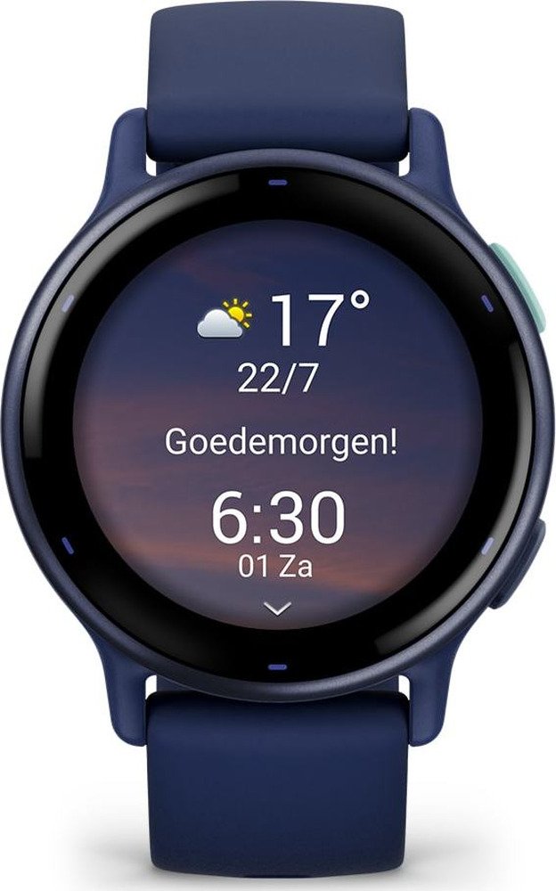 Art & Craft Garmin VivoActive 5 Metallic Navy |  | 0753759324926 aanbieding