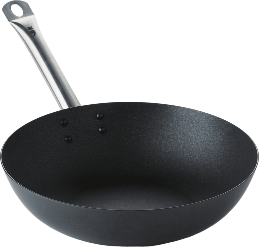 Point-Virgule Pan-à-moi Wokpan - Gietijzer - Excalibur coating - Ø 30cm