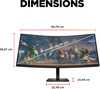 HP Omen Gaming Monitor Curved 34C - 9