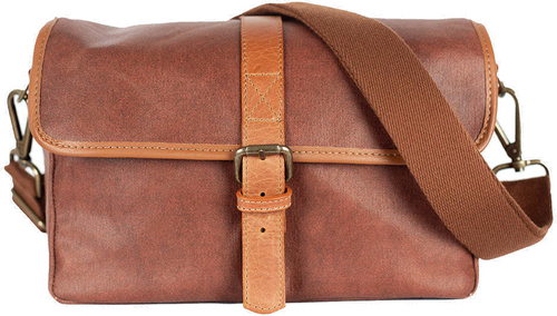 Bronkey Paris Camera Bag Waxed Canvas Coffee-0