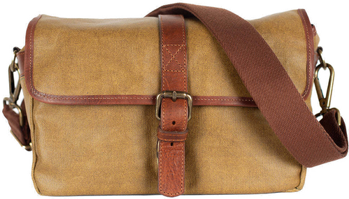 Bronkey Paris Camera Bag Waxed Canvas Olive Green-0