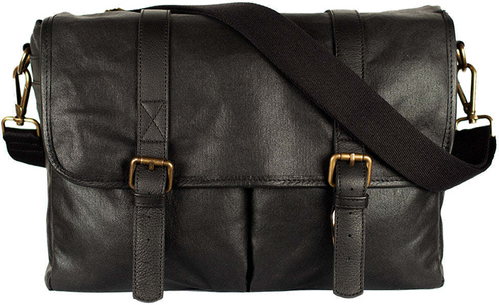 Bronkey Roma Camera Bag Waxed Canvas Black-0