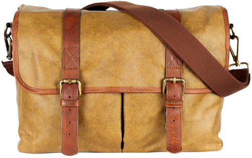 Bronkey Roma Camera Bag Waxed Canvas Olive Green-0