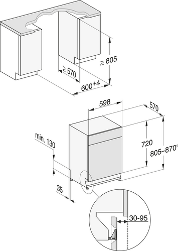 Miele Vaatwasser G7232SCUCS - 6