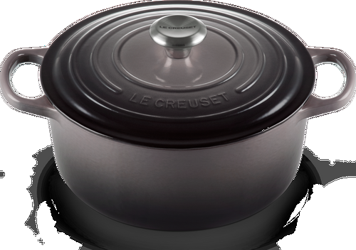 Le Creuset Gietijzeren Ronde Braadpan Flint 26cm-1