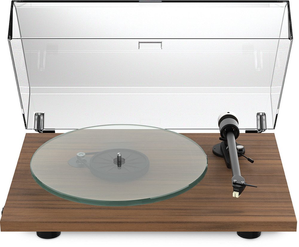 Pro-Ject T2W Rainier Streaming Platenspeler - Multiroom-technologie - WiFi streaming - Moderne Vinyl Speler - Walnoot