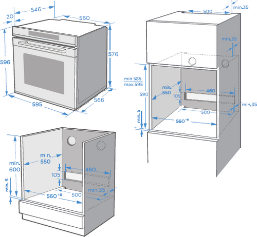 Frilec Oven HAMBURG7189-1