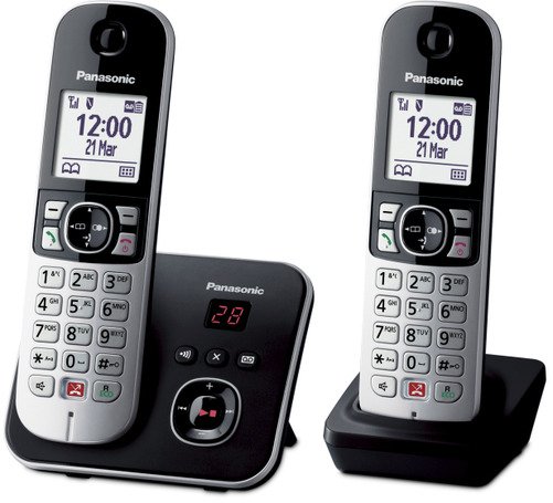 Panasonic DECT Duo KX-TG6862NLB - 1