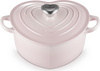 Le Creuset Casserole en fonte coeur Rose - 1