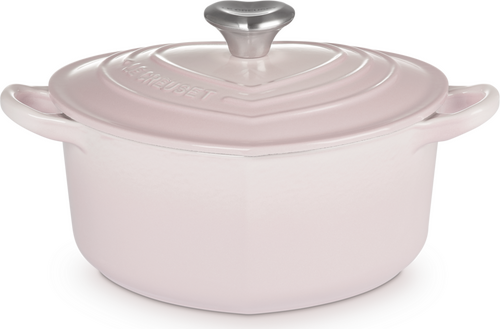 Le Creuset Casserole en fonte coeur Rose - 2