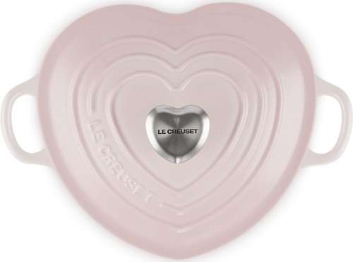 Le Creuset Casserole en fonte coeur Rose - 4