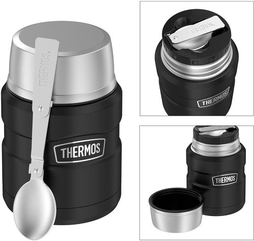 Thermos King Voedseldrager 0,47L - Zwart - 2