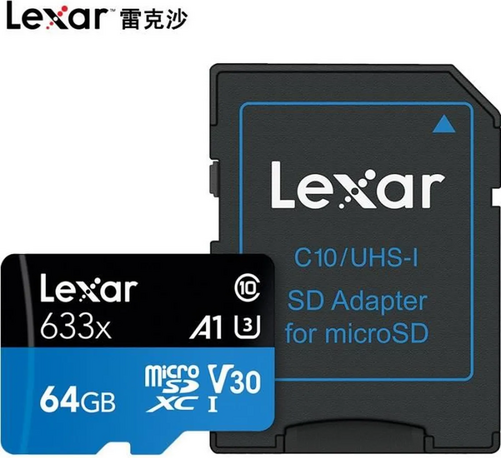 Lexar microSD Blue Series UHS-I 633x 64GB-1