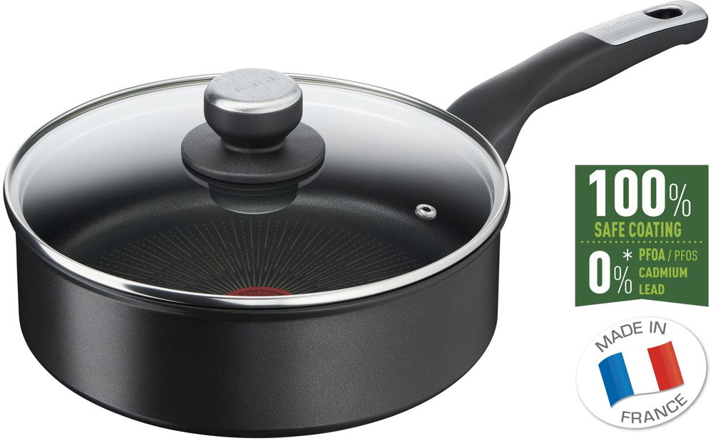 Art & Craft Tefal Unlimited Sauteuse + Deksel 24cm G255 |  | 3168430304888 aanbieding