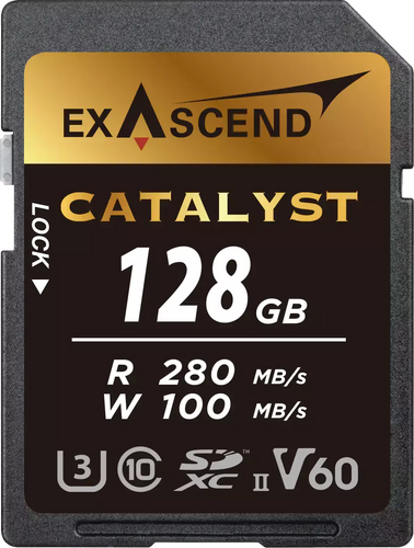 Exascend Catalyst UHS-II SD Card (V60) 128GB-0