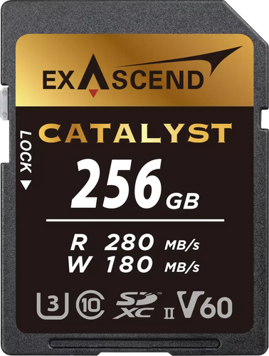 Exascend Catalyst UHS-II SD Card (V60) 256GB-0