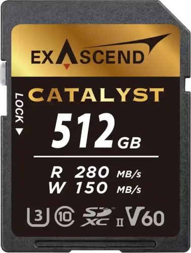 Exascend Catalyst UHS-II SD Card (V60) 512GB-0