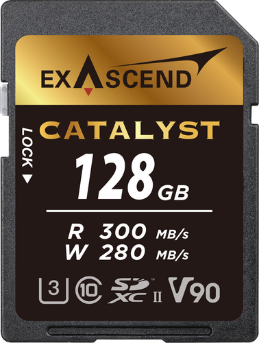 Exascend Catalyst UHS-II SD Card (V90) 128GB-0