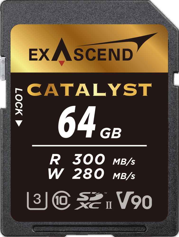 Exascend Catalyst UHS-II SD Card (V90) 64GB | Geheugenkaarten | 6972904951129