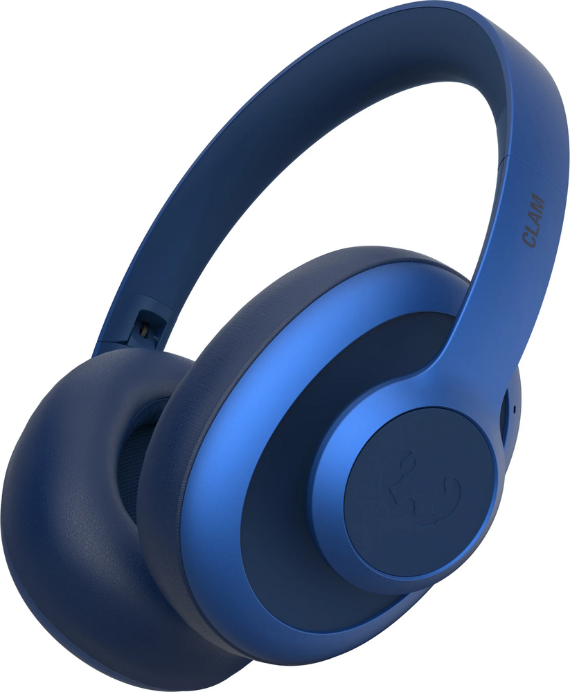 Fresh 'n Rebel Clam Ace - noise cancelling hoofdtelefoon - 60 uur batterij - volume draaiknop - True Blue
