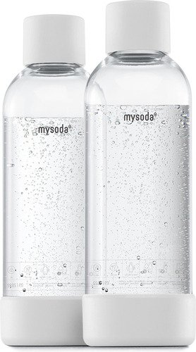 Mysoda PET Flessen 2 x 1L Wit