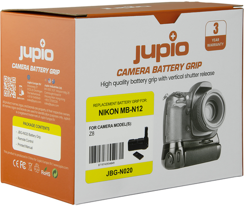 Jupio Battery Grip for Nikon Z8 (MB-N12) - 8