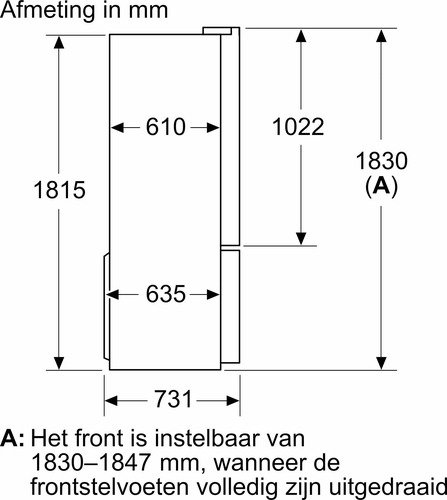 Bosch Koelkast KFD96APEA-11