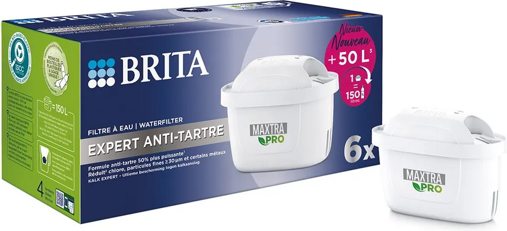BRITA - Maxtra Pro Kalk Expert - Filterpatronen - 5+1 Gratis - 1050934 - 1050934
