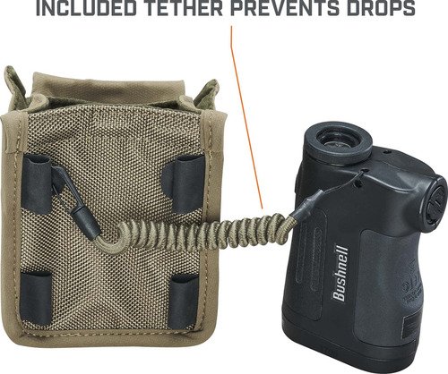 Bushnell Vault LRF Pouch Slate Green w/ Tether Card - 3