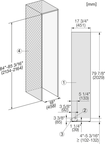 Miele Diepvrieskast F 2413 Vi Left-8