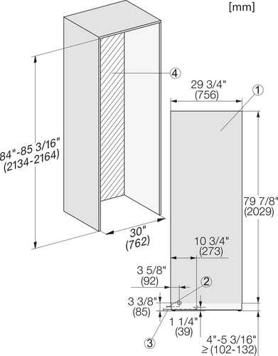 Miele Diepvrieskast F 2813 Vi Left-5