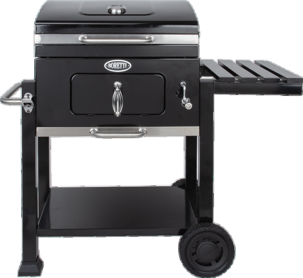 Boretti - Carbone 2.0- houtskool barbecue met verstelbare kolenmand