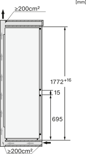 Miele Koelvriescombi KFN 7795 C-11