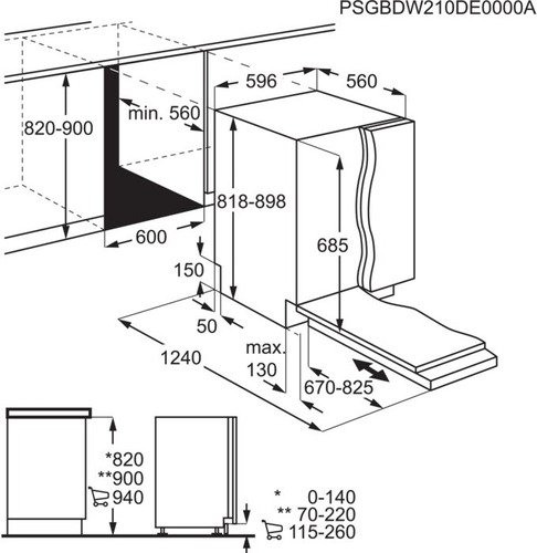 AEG Vaatwasser Inbouw FSS75747P-1