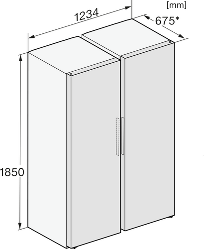 Miele Diepvrieskast FNS4382DWS-10