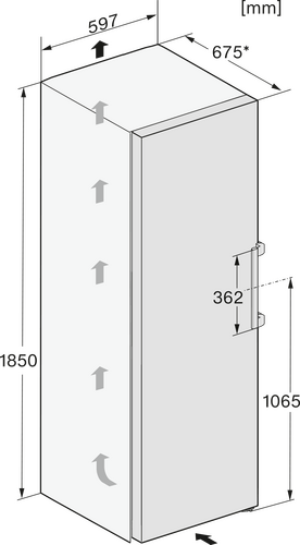 Miele Diepvrieskast FNS4782DBST-8