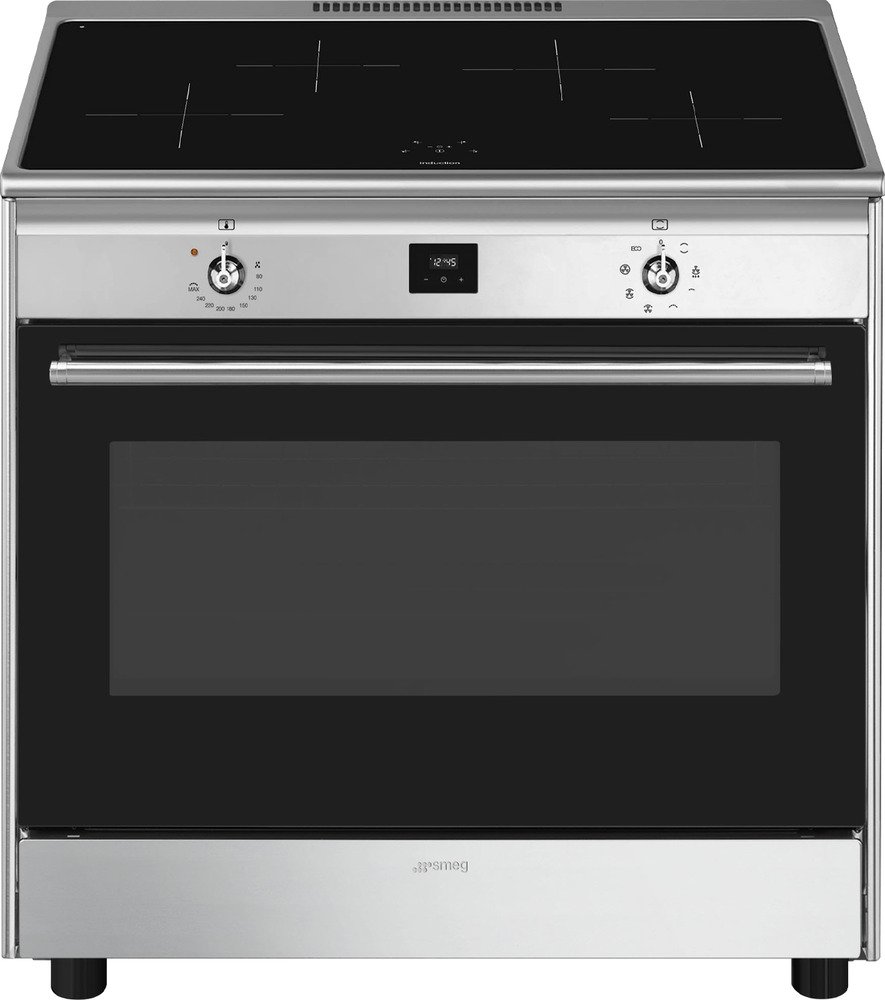 SMEG CG90CIXT - Inductie fornuis - 90 cm - RVS