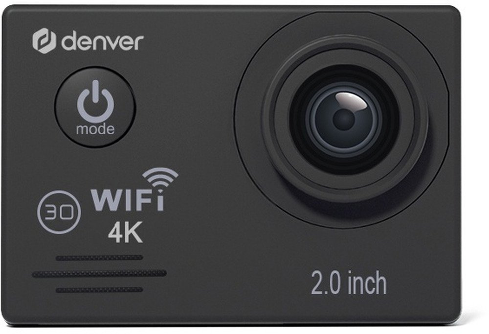 Denver Action Camera 4K - 20MP - Foto & Video - Waterdicht 40M - WiFi - 120/60/30 FPS - Incl. Accessoires - ACK8064