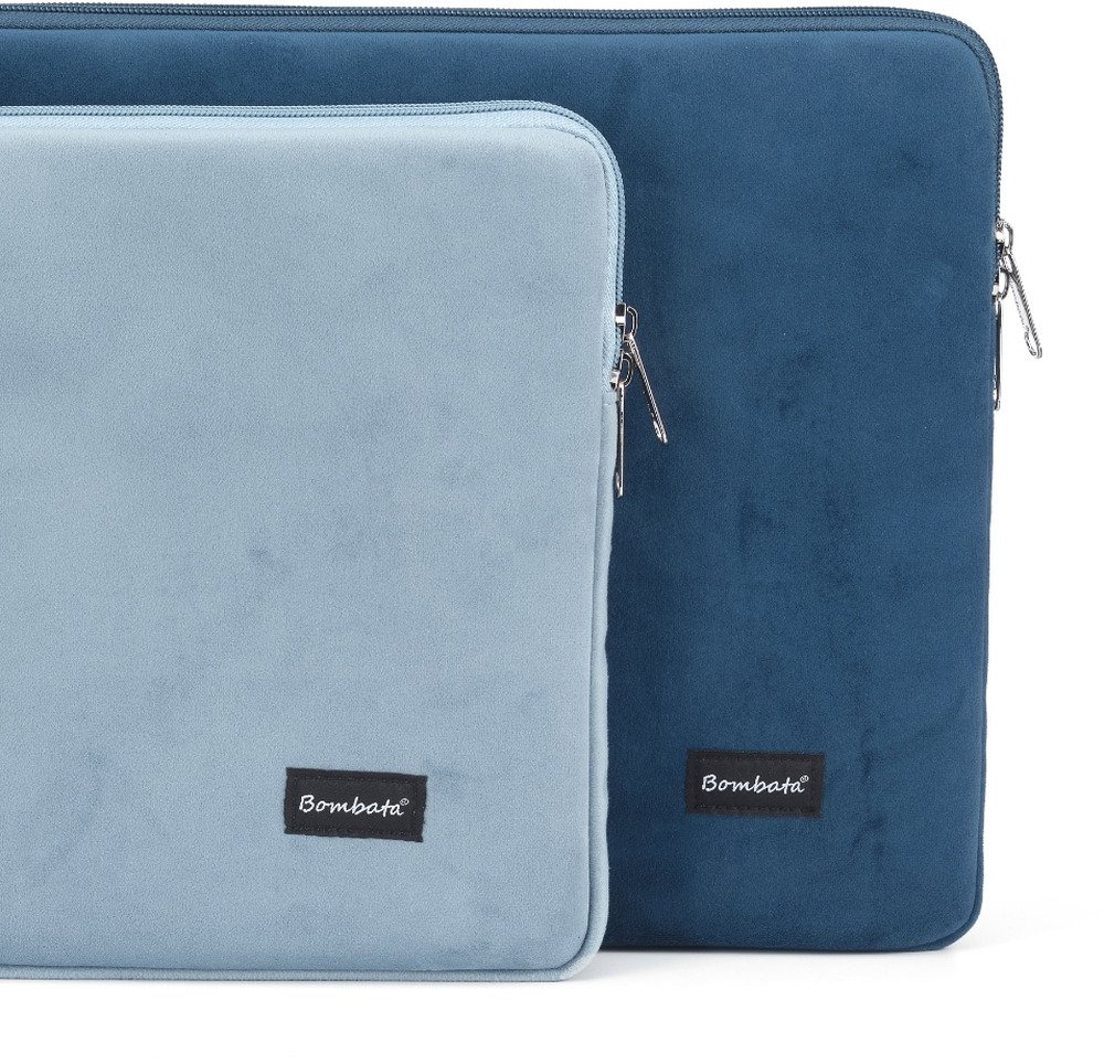 Bombata Sleeve Velvet 15.6 inch Dark Blue | Laptop Tassen&Sleeves | 8059395581412