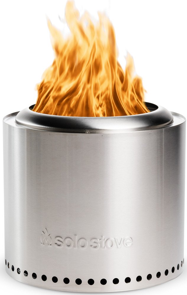 Solo Stove Ranger-Vuurkorf mét Standaard 2.0 | Rookvrije Vuurplaats Houtverbranding Met uitneembare aslade 304 Roestvrijstaal 38 x 32 cm 68 kg