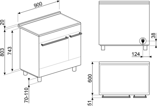 Smeg Fornuis C92IPN2-8