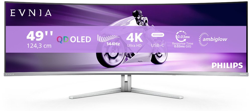 Philips Evnia 8000 49M2C8900L - Ultrawide QD-OLED Gaming Monitor - 144hz - 49 inch