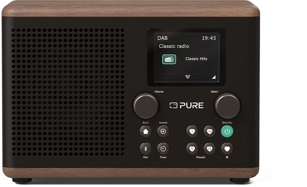 Pure Classic H4 Coffee Black/Walnut EU/UK