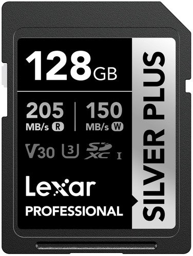 Lexar SD Silver Plus UHS-1 128GB V30 - 1