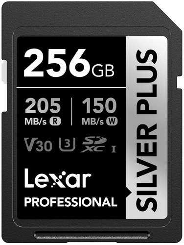 Lexar SD Silver Plus UHS-1 256GB V30 - 1