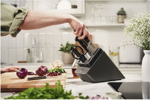 Zwilling Gourmet Messenblok met slijpfunctie - 4